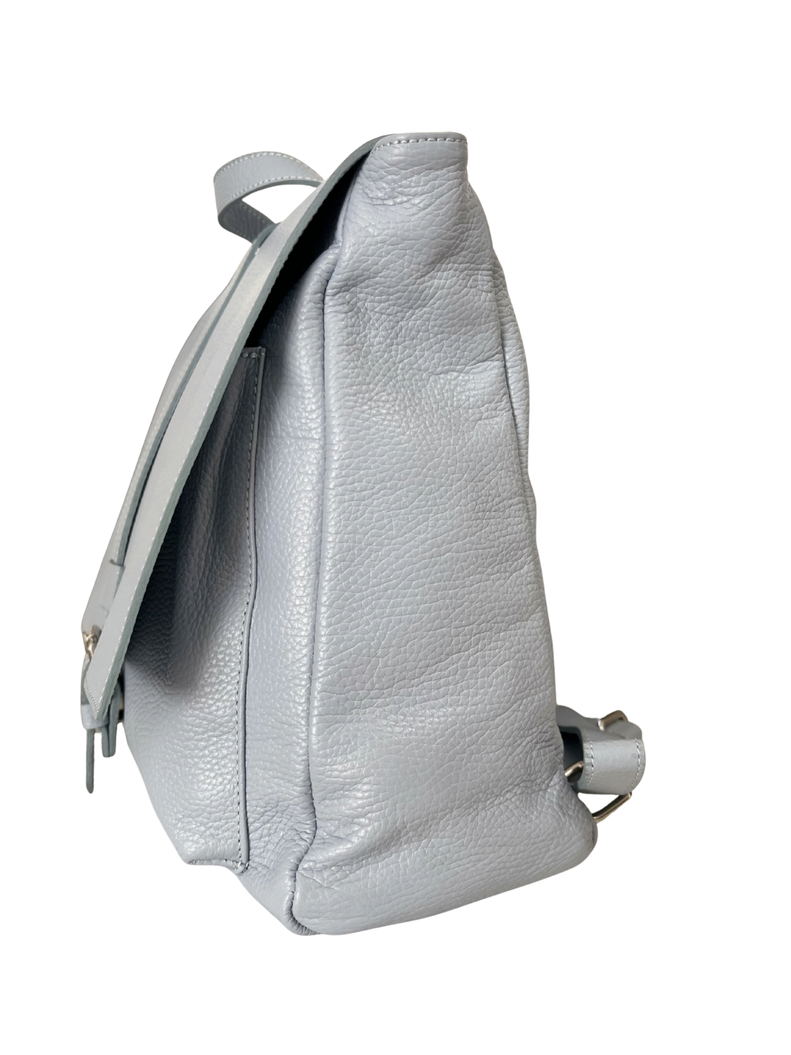 Mochila de Cuero Venezia - Celeste