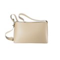 Cartera de cuero mujer Toscano color taupe