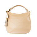 Cartera de cuero mujer Verona color beige