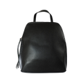 Mochila de cuero mujer Milano color negra