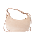 Cartera de cuero mujer Capri color arena
