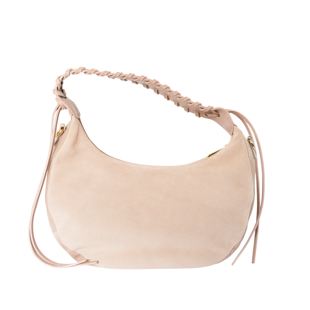 Cartera de cuero mujer Capri color arena