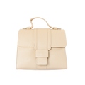 Cartera de cuero mujer Firenze color crema