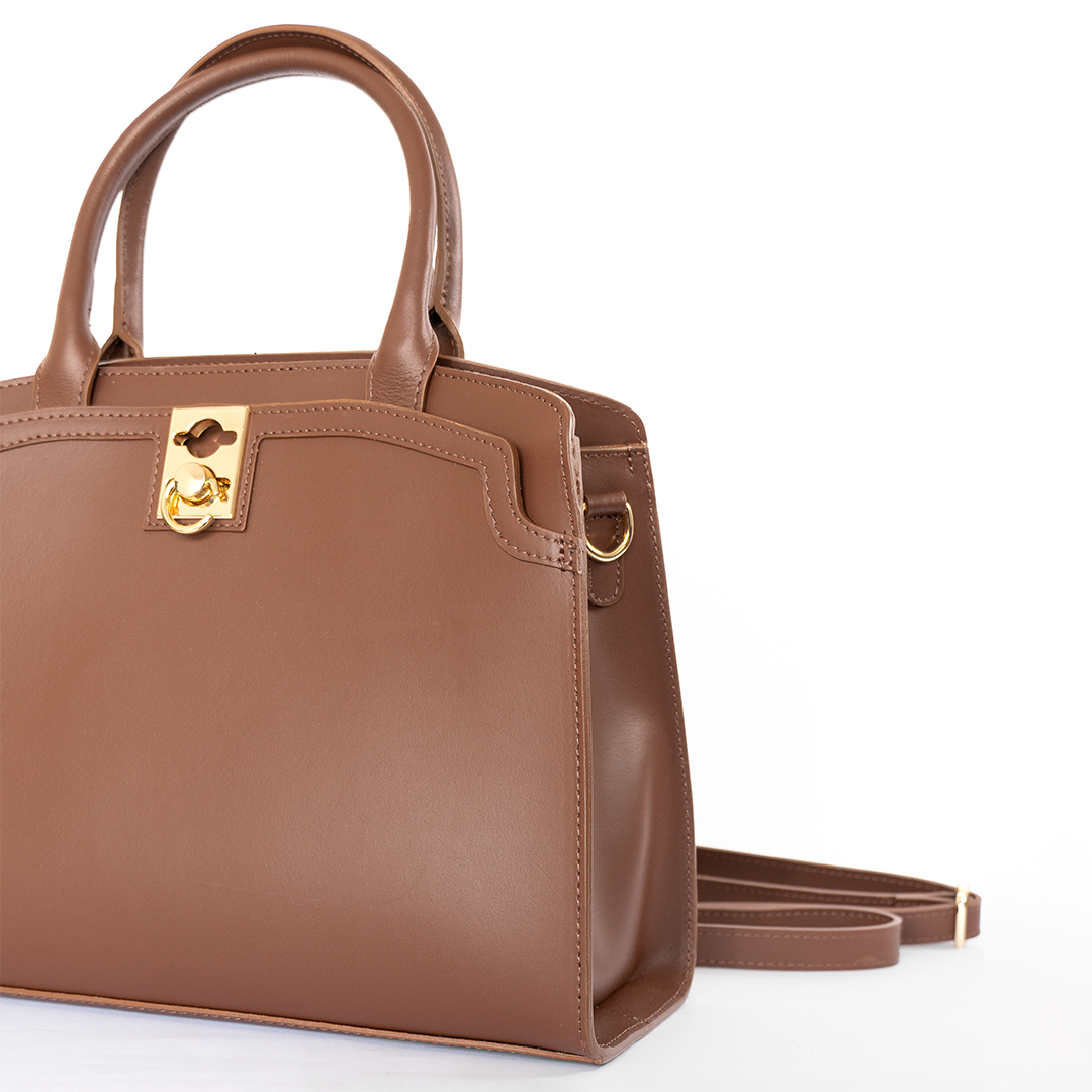 Cartera de cuero mujer Torino color expresso