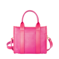 Cartera tote de cuero mujer Venezia color rosa