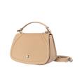 Cartera de cuero mujer Bellagio color taupe